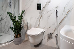 Унитаз подвесной, безободковый ONS-WHT-10953BIUFSM