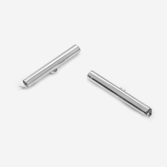 Концевик-трубочка, 30мм, родирование