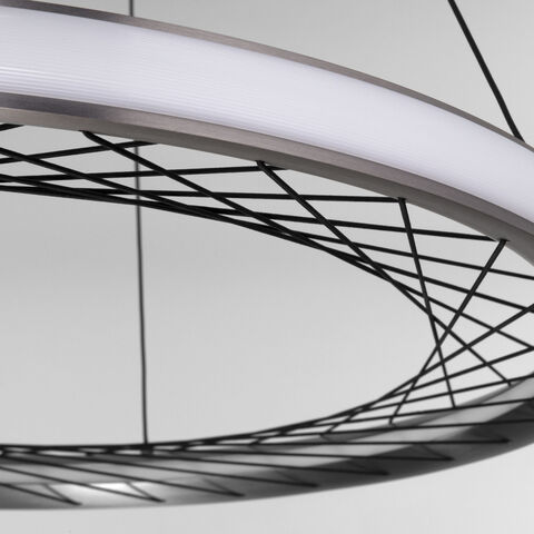 Подвесная светодиодная люстра Eurosvet Parafe 40024/1 LED серый