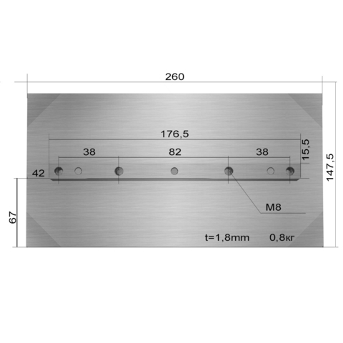 Лопасти 800 для ТСС DMD1000