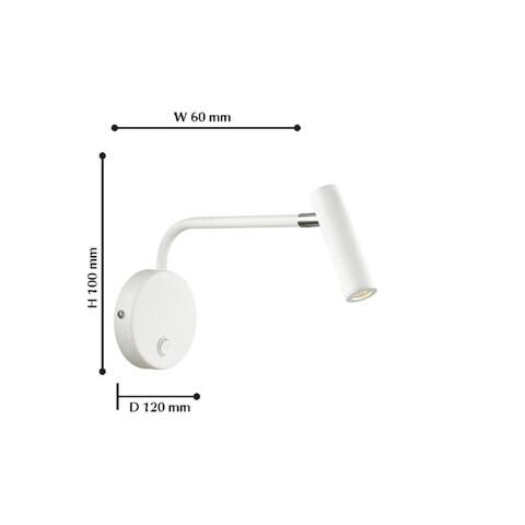 Настенный светодиодный светильник Favourite Murum 1961-1W