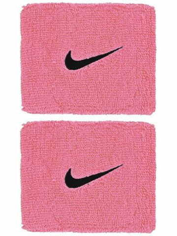 Теннисные напульсники Nike Swoosh Wristbands - pink gaze/oil grey