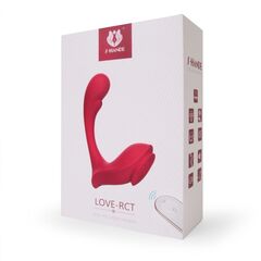 Красный вибромассажер в трусики Love-RCT - 13,1 см. - 