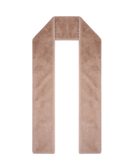 Длинный меховой шарф