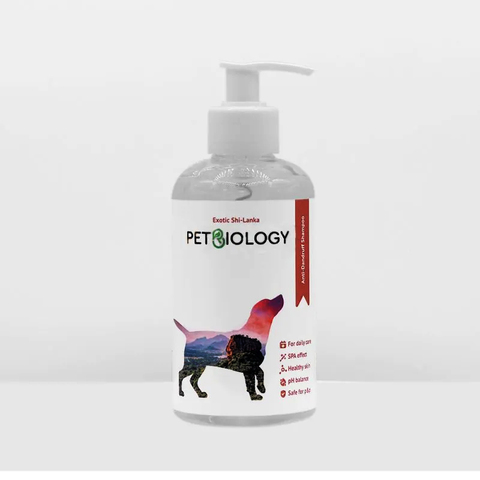 Шампунь против перхоти PetBiology Shri-Lanka, для собак и щенков с 3-х месяцев, 300 мл
