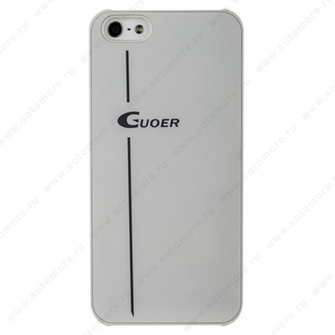 Накладка GUOER для iPhone SE/ 5s/ 5C/ 5 белая
