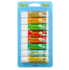 Sierra Bees, Набор органических бальзамов для губ, 8 в упаковке, 4,25 г rаждый