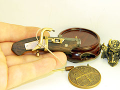 Miniature Japan matchlock pocket pistol