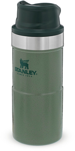 Картинка термостакан Stanley Classic Trigger Action 0,35L One hand 2.0 Зеленая - 1