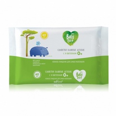 Салфетки влажные детские с D-пантенолом , 60 шт. ( Baby Care )