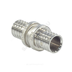 Муфта для PE-X труб аксиальная латунь оц Дн 17 RAUTHERM S Rehau 12502771002