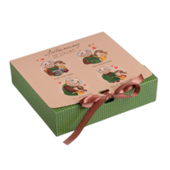 Коробка подарочная с ленточкой «Любимому дедушке», 20  18  5 см