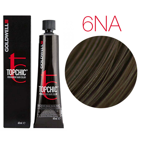 Goldwell Topchic 6NA (пепельный темно-русый натуральный) - Стойкая крем-краска