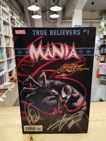 True Believers Absolute Carnage Mania #1 Reprints Venom #1 (c автографом Donny Cates и Ryan Stegman)