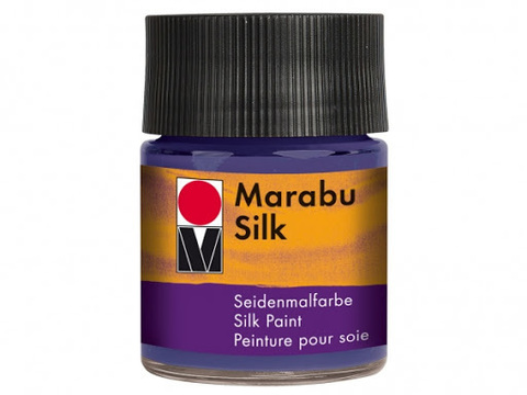 краска по шелку Marabu-Silk, цвет 037 слива , 50мл