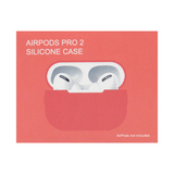 Силиконовый чехол со шнурком для Airpods Pro 2  Silicone Case (Красный)