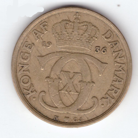 Дания 1 крона 1936