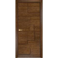 Купить Межкомнатная дверь шпон Берлин каштан глухая