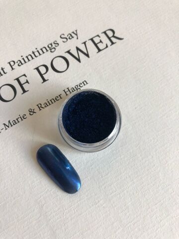 Втирка для ногтей Металлик BLUE