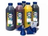 Комплект чернил ОСР для EPSON Stylus Pro (ВКP202/203, СP200, MP209, YP200), 1000г x 5