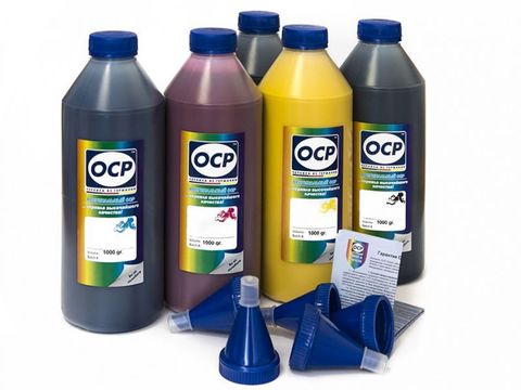 Комплект чернил ОСР для EPSON Stylus Pro (ВКP202/203, СP200, MP209, YP200), 1000г x 5