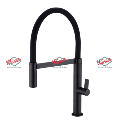 Смеситель для кухни Warmer Black Line 450265