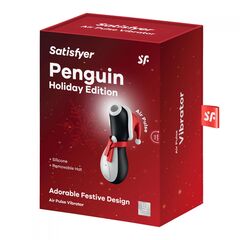 Вакуум-волновой стимулятор клитора Penguin Holiday Edition - 