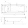 Am.Pm W93A-170-075W-R Gem  каркас для ванны 170х75 см