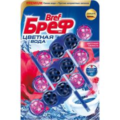 Блок для унитаза Бреф Колор-Актив Цветочная свежесть 3X50г на блистере