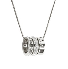 Кулон РИМСКИЕ ЦИФРЫ в серебре