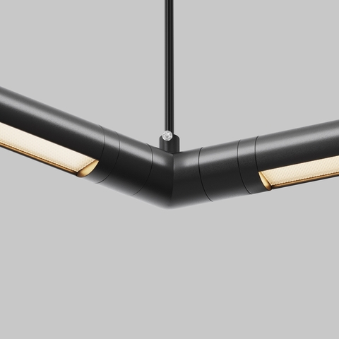 Угловой коннектор 120° для системы с вводом питания Maytoni SHELF CA018LWC-P-B