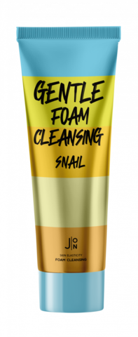 Мягкая кремовая пенка для очищения кожи лица с муцином улитки J:ON Gentle Foam Cleansing Snail