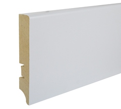 Плинтус МДФ Smartprofile Paint 100А белый под покраску 16x100х2400 мм