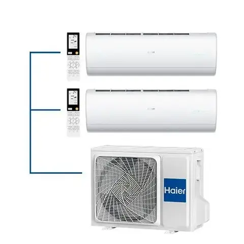 Мульти сплит-система Haier AS25S2SJ2FA-W + AS35S2SJ2FA-W / 2U50S2SM1FA-3 на 2 комнаты 25+35 м2