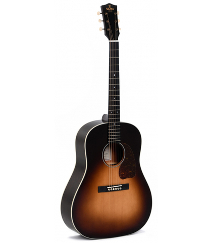 Sigma JM-SG45+ - Электроакустическая гитара, верхняя дека массив ели, цвет санбёрст