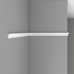 Молдинг гладкий Decomaster 97124F гибкий 33х15х2400мм