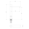 Abber AF8711SP Смеситель Abber Rund AF8711SP для накладной раковины, сатин