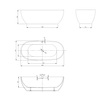 Abber AB9263-1.8 Акриловая ванна Abber AB9263-1.8 белая