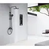 Aquatek AQ2740BGM AQ2740BGM ЛУГАНО душевая система (смеситель для ванны) 255 мм, оружейная сталь (шлиф. черный хром)