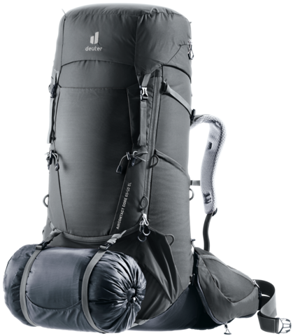 Картинка рюкзак туристический Deuter Aircontact Core 65+10 SL Graphite/Black - 3