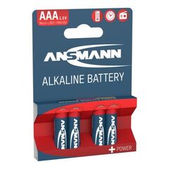 Батарейка Red ААА/ANSMANN 1.5V - 4 шт