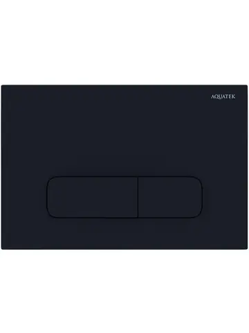 Aquatek PNS-0000010 PNS-0000010 (002DQ) Панель смыва Черная матовая для INSP-0000001 Pneumo S (клавиши прямоугольная)