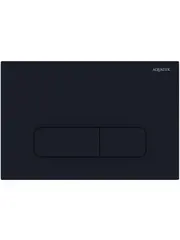 Aquatek PNS-0000010 PNS-0000010 (002DQ) Панель смыва Черная матовая для INSP-0000001 Pneumo S (клавиши прямоугольная) фото