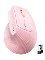 Вертикальная мышка  UGREEN M571 (55917) Wireless Vertical Mouse 2.4 GHz, розовый
