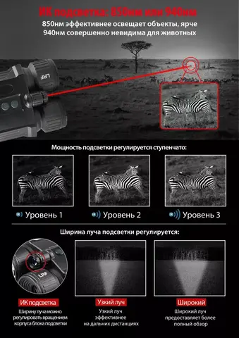 Цифровой бинокль день + ночь Sturman 6-36x50 B PRO