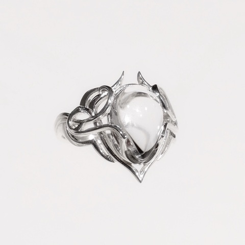 OTHER OBJECTS Кольцо Elessar (горный хрусталь)