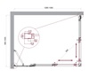 BelBagno LUCE-AH-21-130/100-C-Cr LUCE-AH-21-130/100-C-Cr Душевой уголок