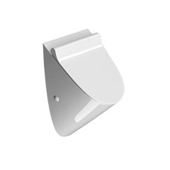 GSI Community 7696K11 Писсуар безободковый 300×300 мм, скрытый подвод воды, с крышкой MSORS11, с креплением, сифоном и подводом RAC, белый глянцевый фото