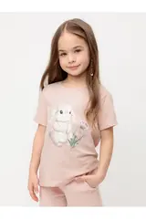 фуфайка  для девочки  КР 302703/дымчатая роза к545