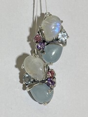 Сесиль (серьги из серебра)